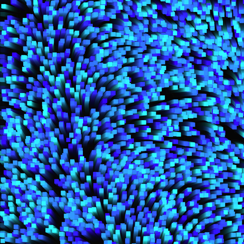 Tomography of AI #90 static NFT preview