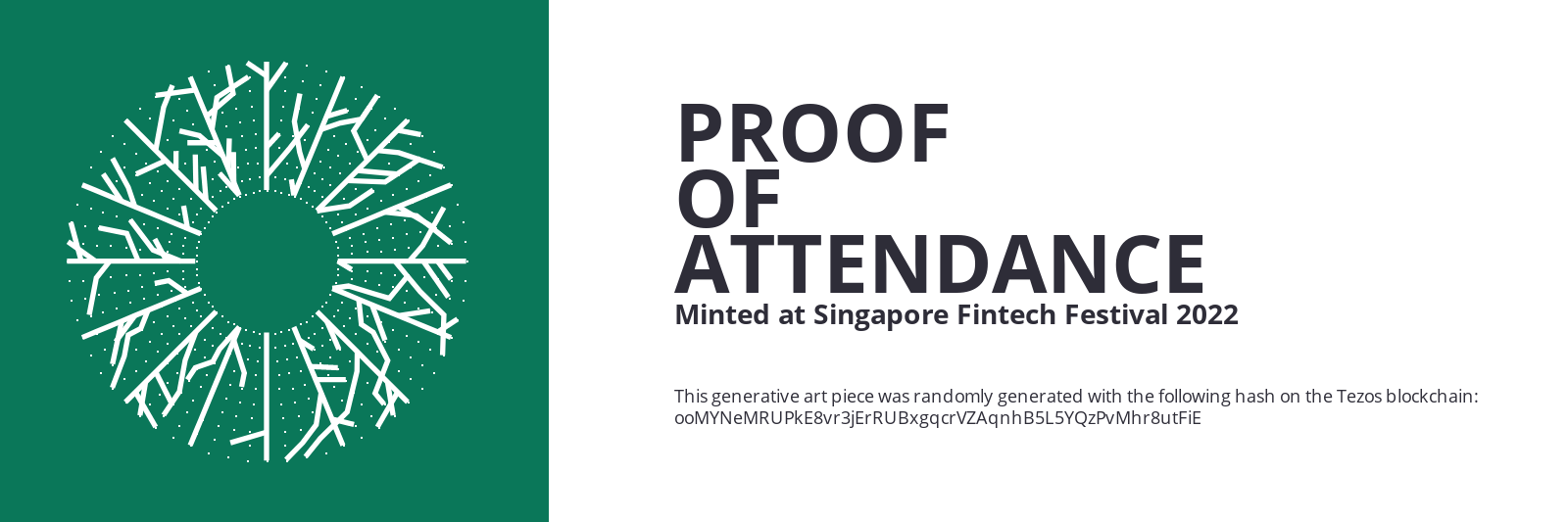 SFF2022 Proof of Attendance Token #292 static token preview