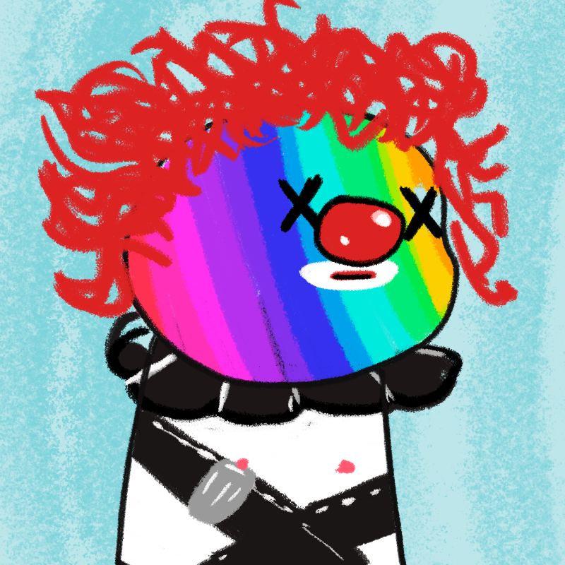 Peculiar clown #34 static NFT preview
