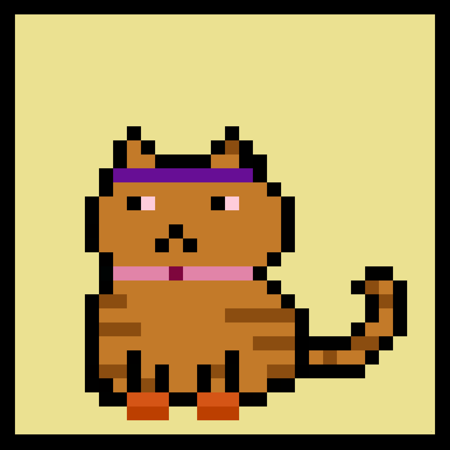 Lazy Kitties #1630 static token preview