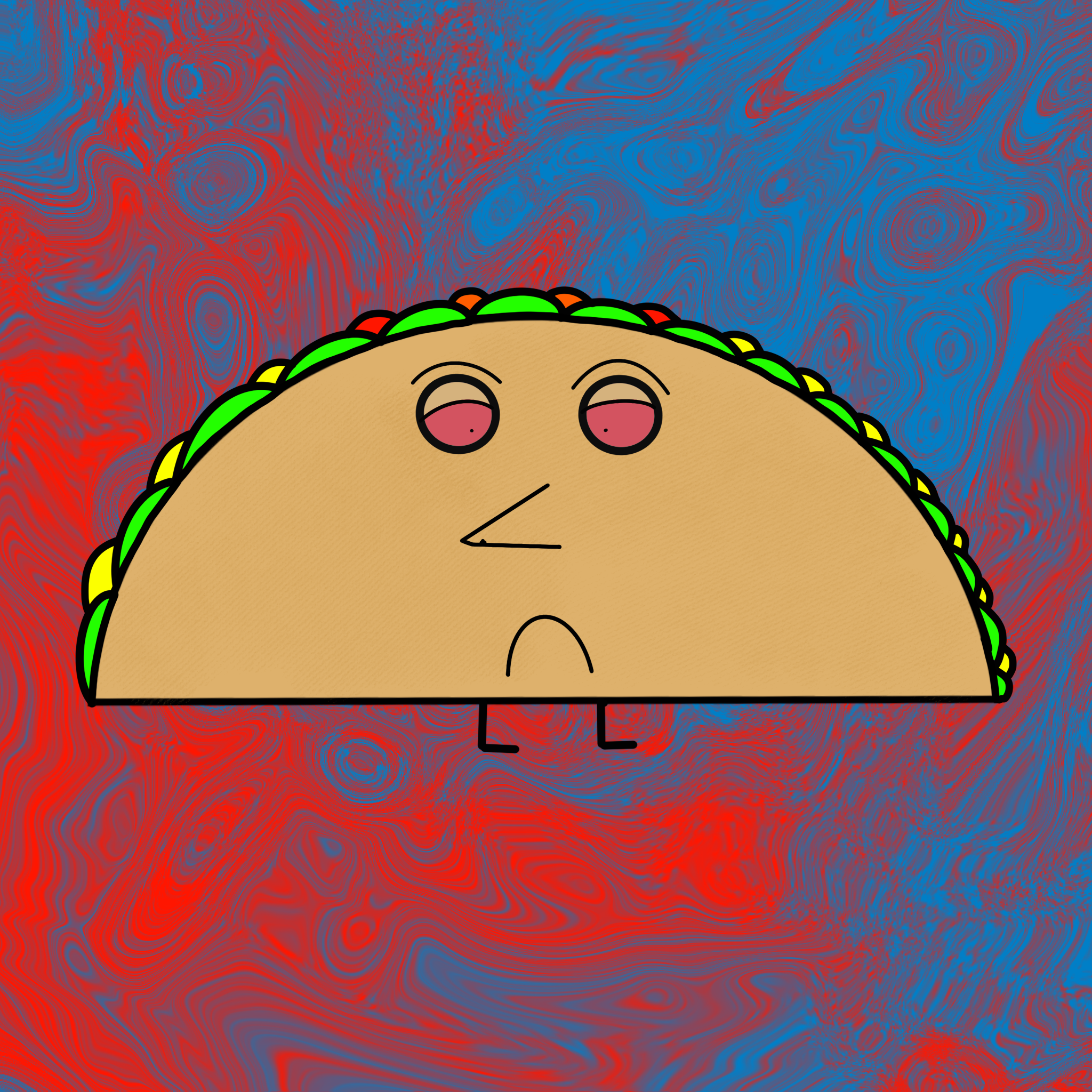 Trippy Tacos #65 static NFT preview