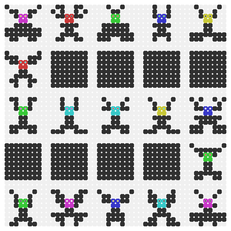 8x8 Pixel Creatures #100 static token preview