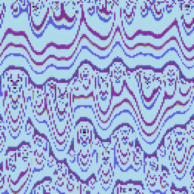 Descending Cellular Automata #46 static NFT preview