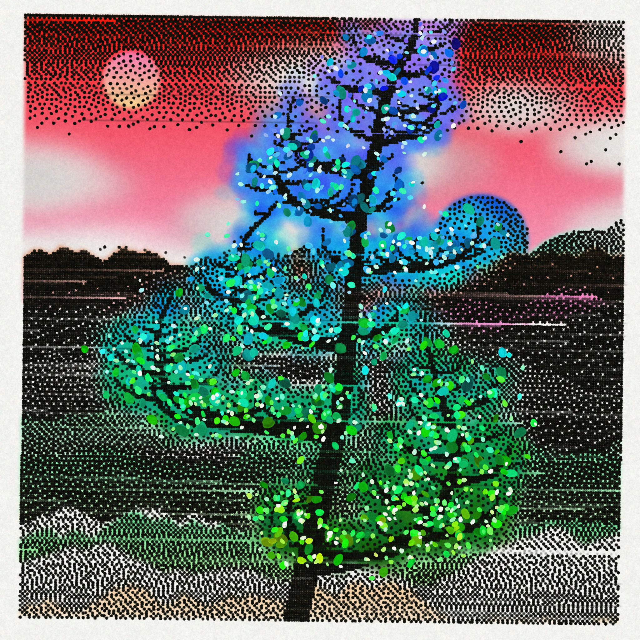 Dithered Branches #102 static token preview