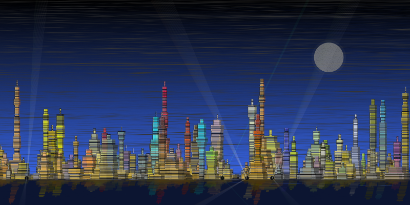 Fictional Cityscapes #109 static token preview