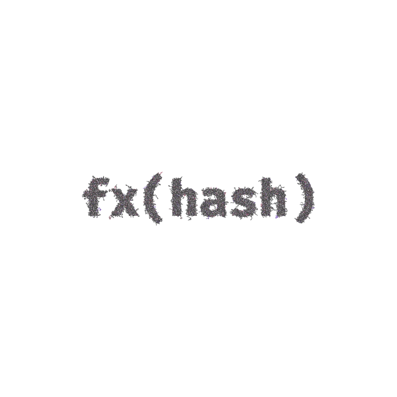 FXHASH Generative Logo #153 static token preview