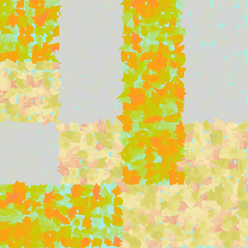 Watercolor Grid #37 static NFT preview