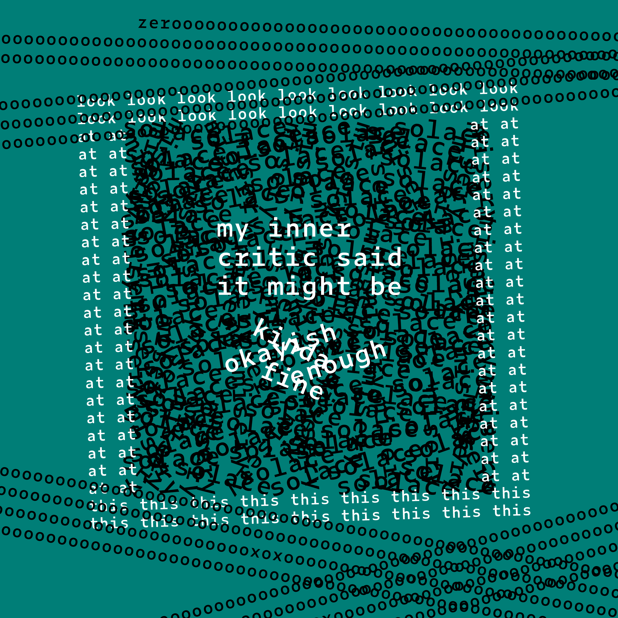 Letters to young poets #477 static NFT preview