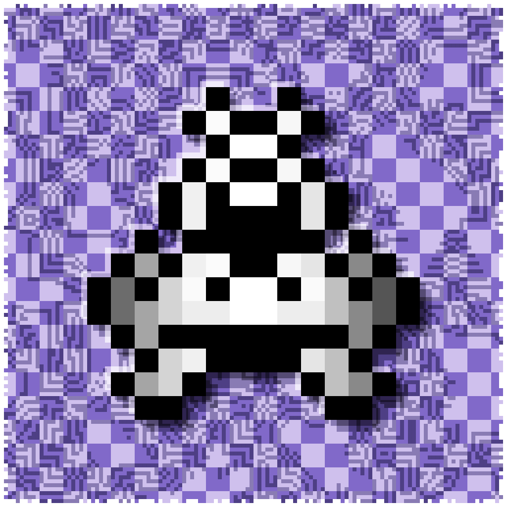Pixel Spaceships Solos #222 static NFT preview