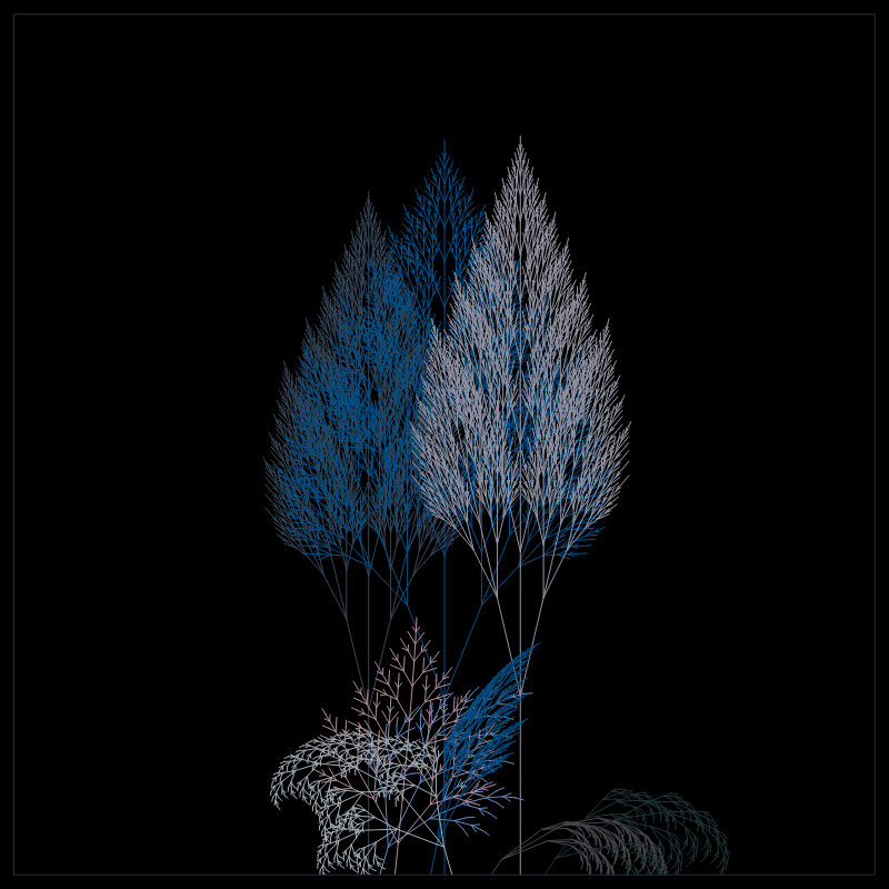 Fractal Forest #45 static NFT preview