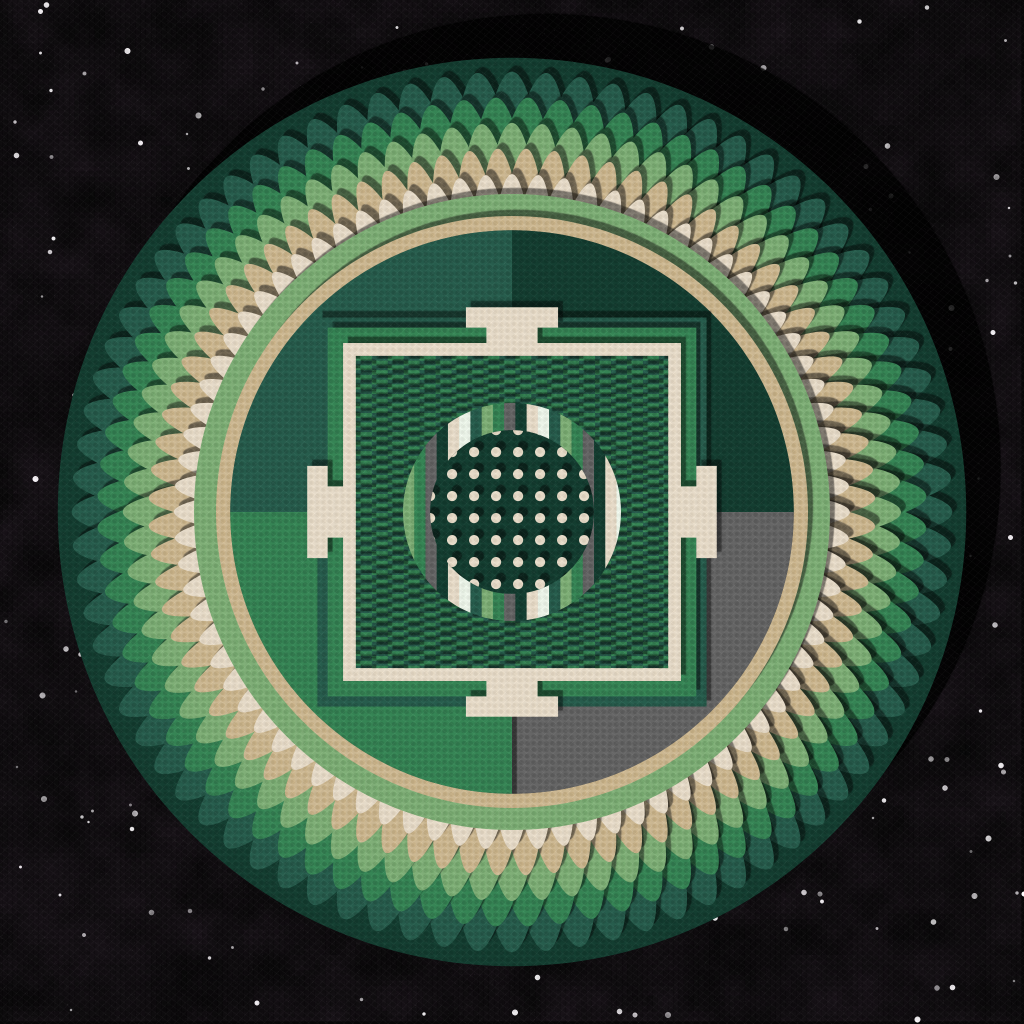 Paper Mandala #15 static token preview