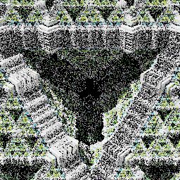 Colorful cubic sponge forms #112 static token preview