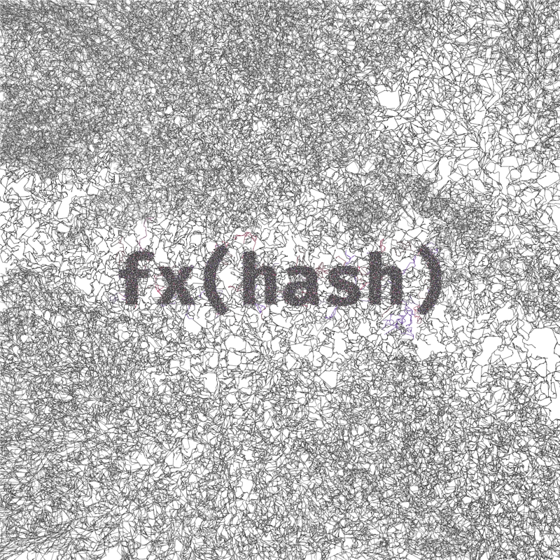 FXHASH Generative Logo #333 static token preview