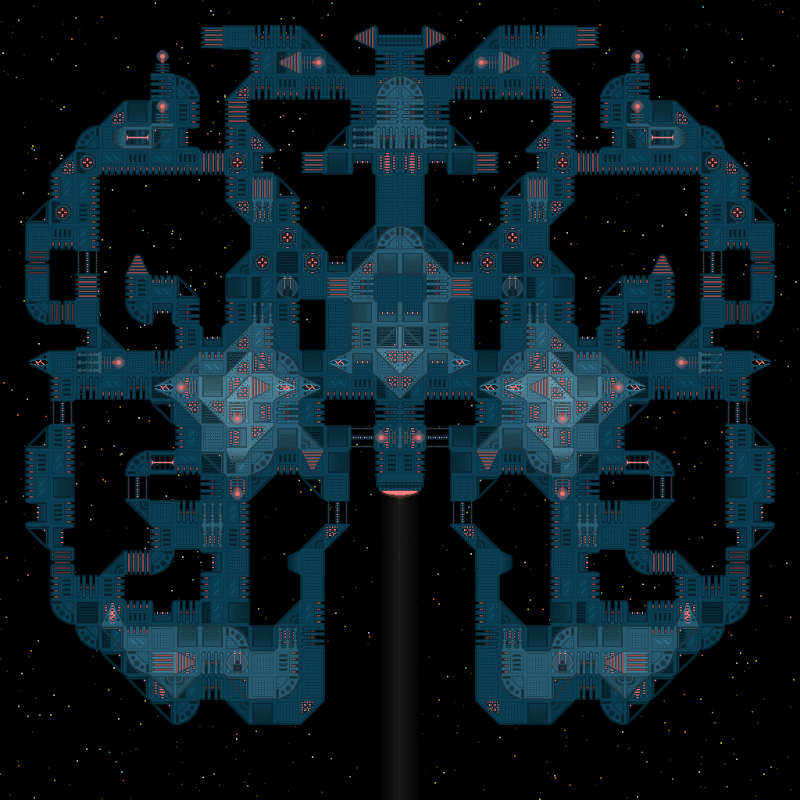 Ship of the Triangulum #210 static NFT preview