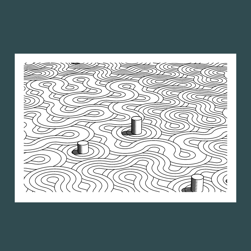 Truchet Towers #106 static NFT preview