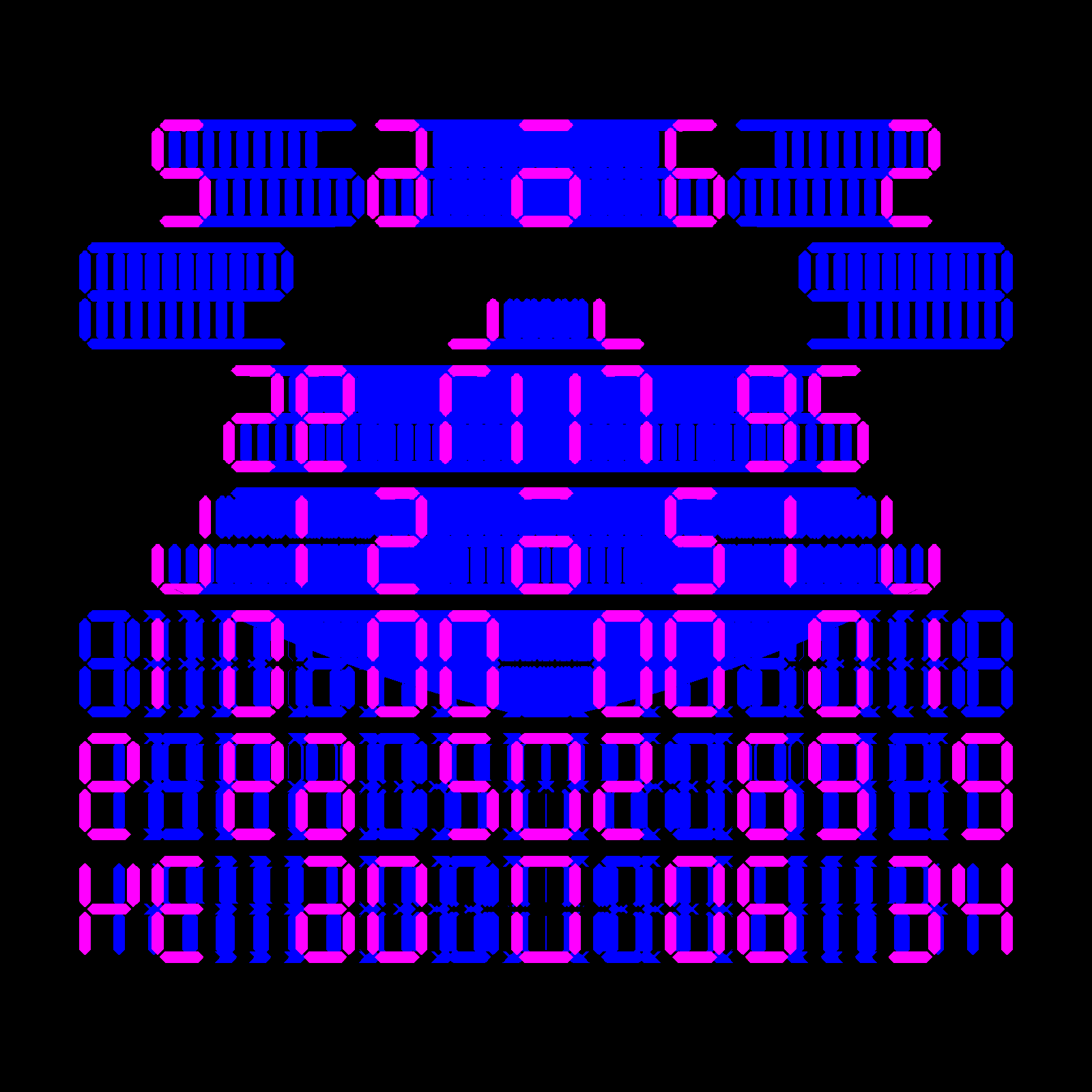 Digits #584 static NFT preview