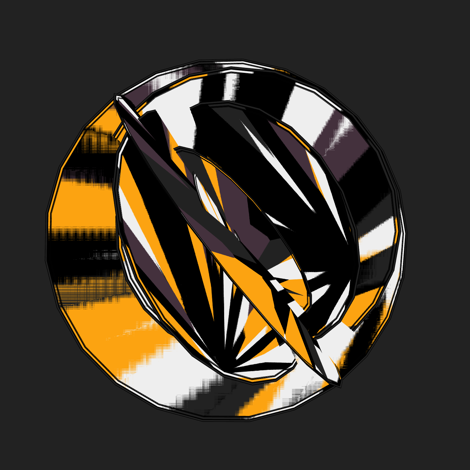 Circular reflectors #32 static NFT preview