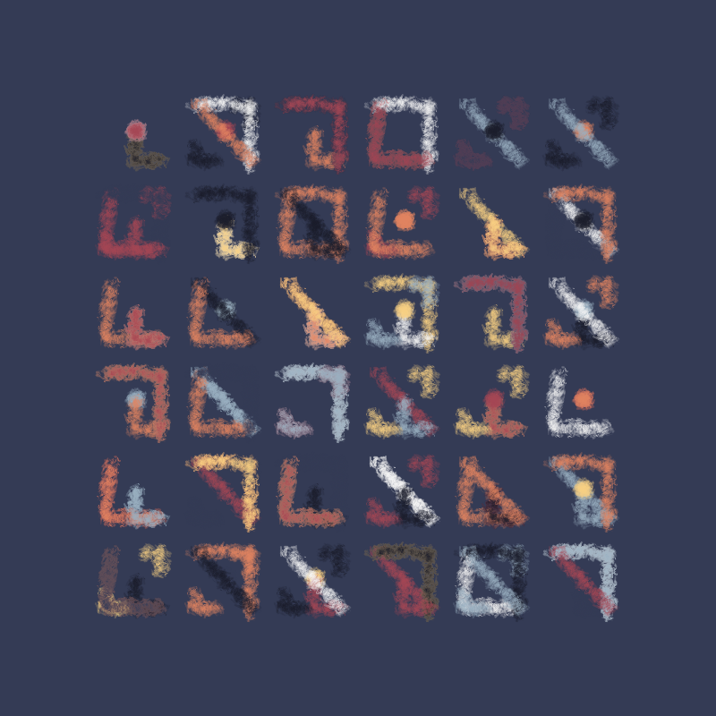 Calligraphic #46 static token preview