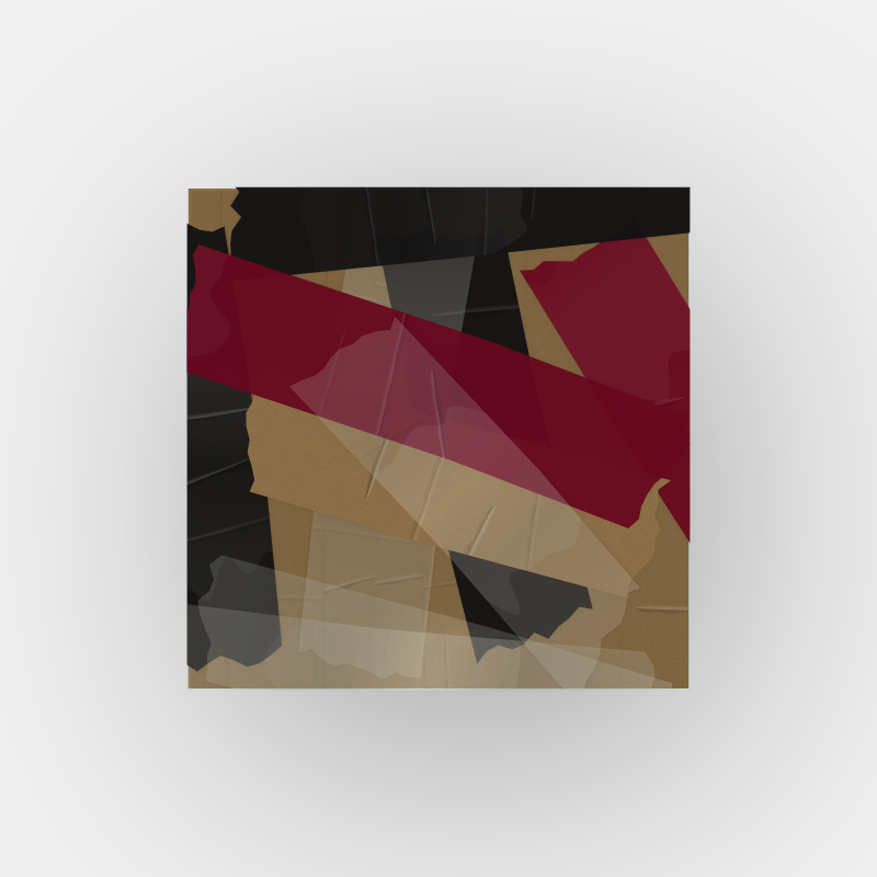 Tape abstract painting 001 #19 static token preview