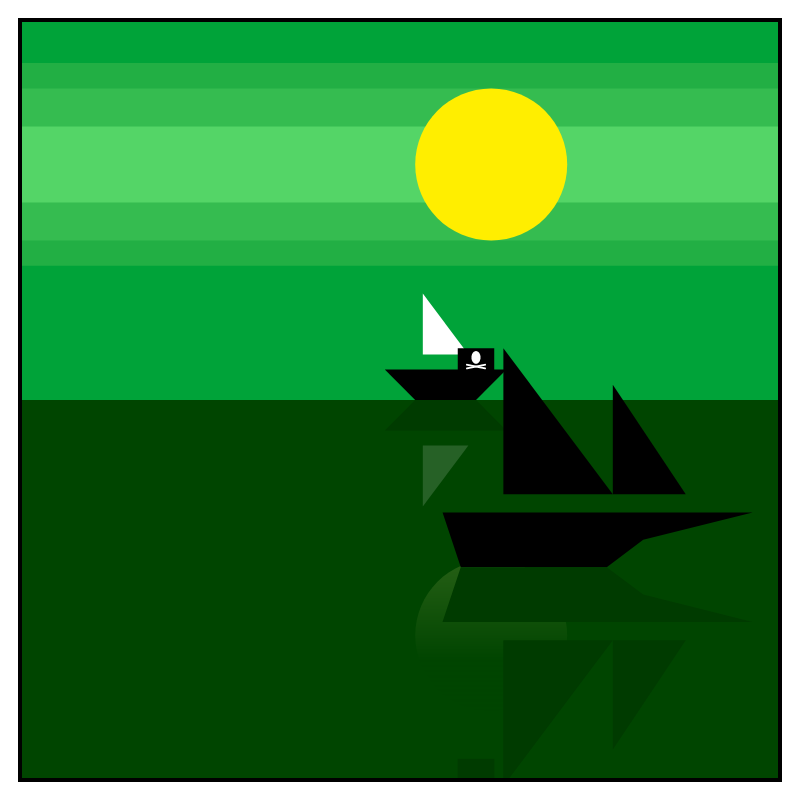 A little boat on an Adventure #29 static token preview