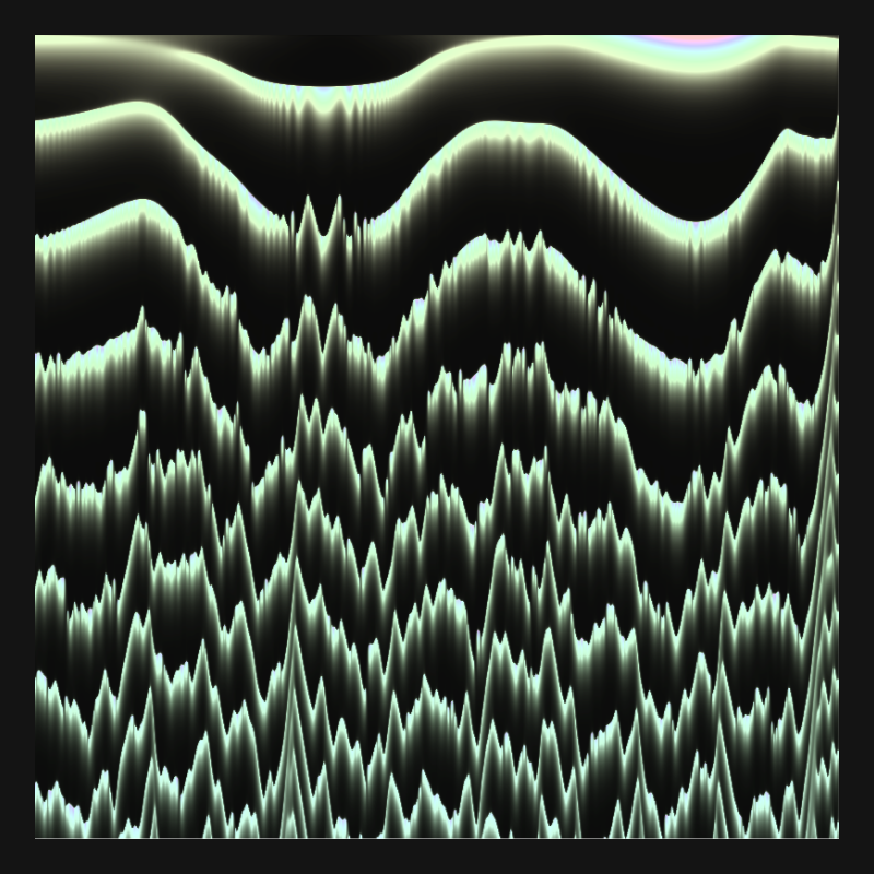 LandWaves #155 static NFT preview