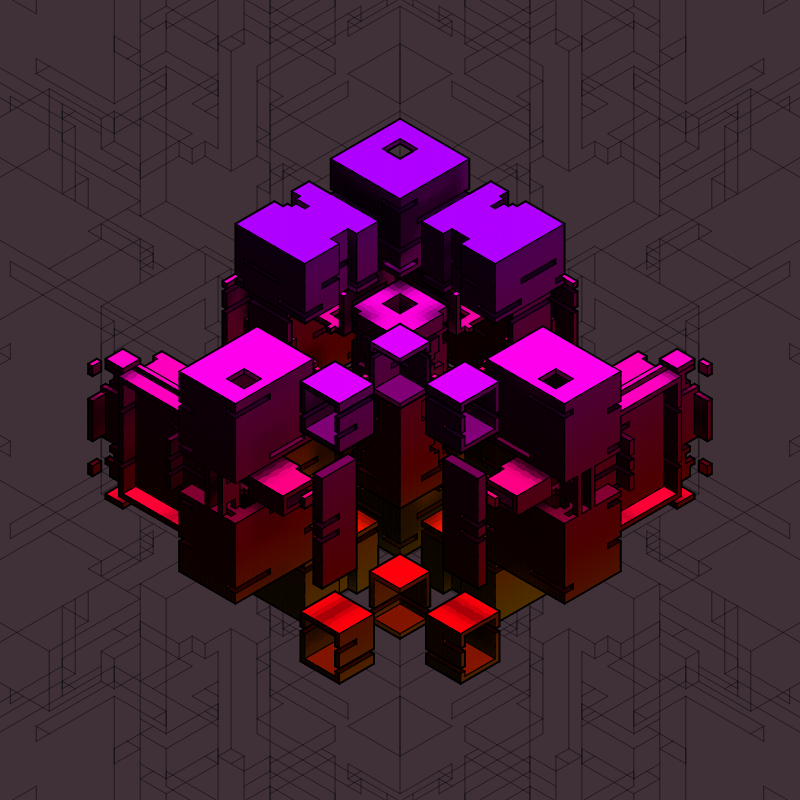 Isofrag generator series I #281 static NFT preview