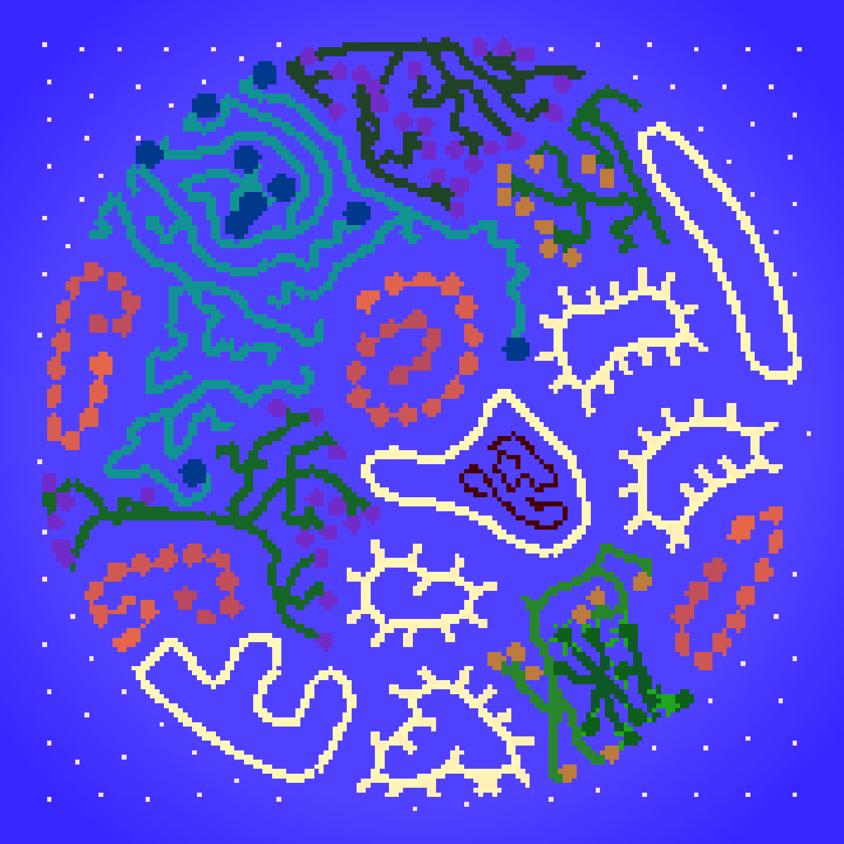 spaceplant #268 static NFT preview