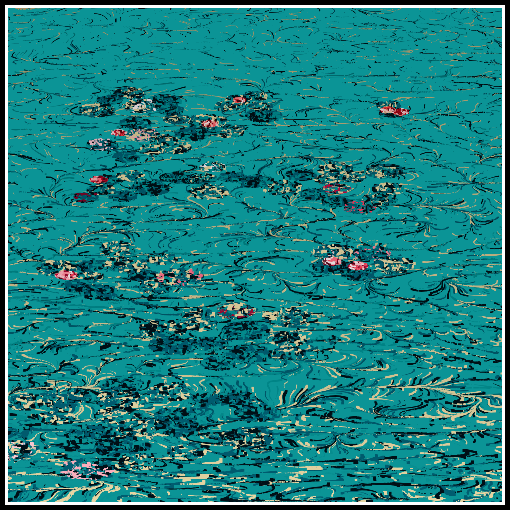 Polluted water lilies #28 static NFT preview