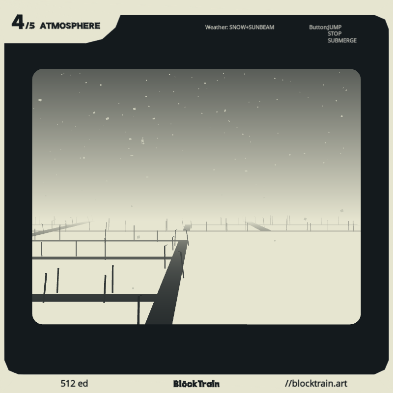 BlockTrain Atmosphere #243 static NFT preview