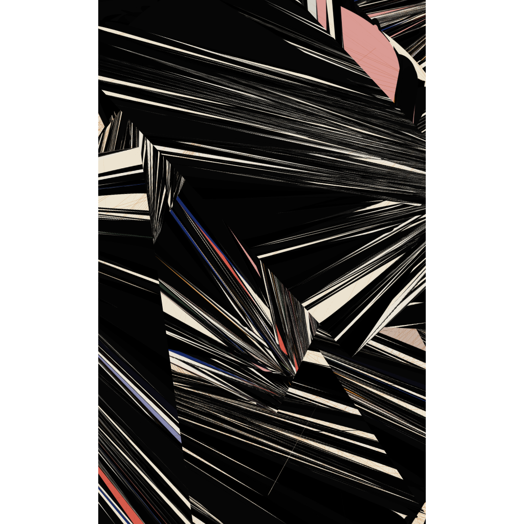 Broken Abstractions in Black #103 static NFT preview