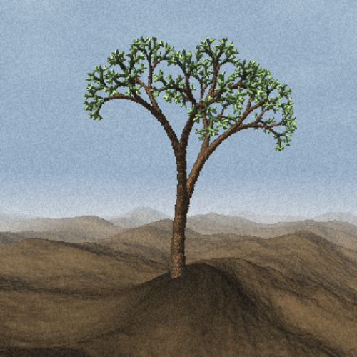 Lonely Tree #75 static NFT preview