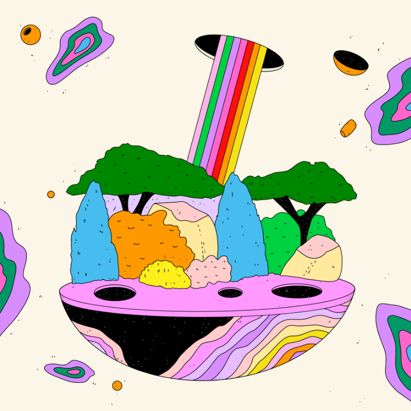 🌈🌴🪐 #133 static token preview
