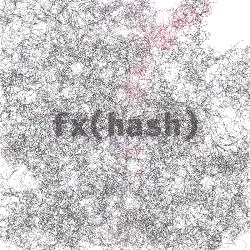 FXHASH Generative Logo #305 static token preview