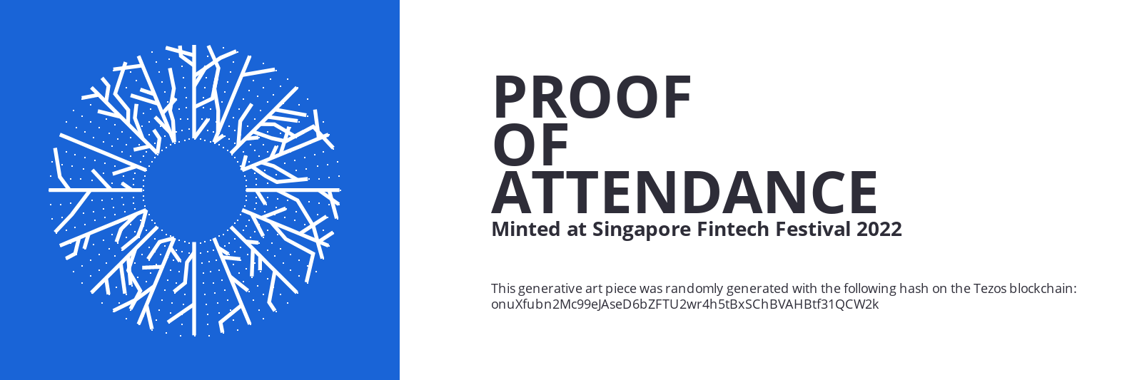 SFF2022 Proof of Attendance Token #1279 static token preview