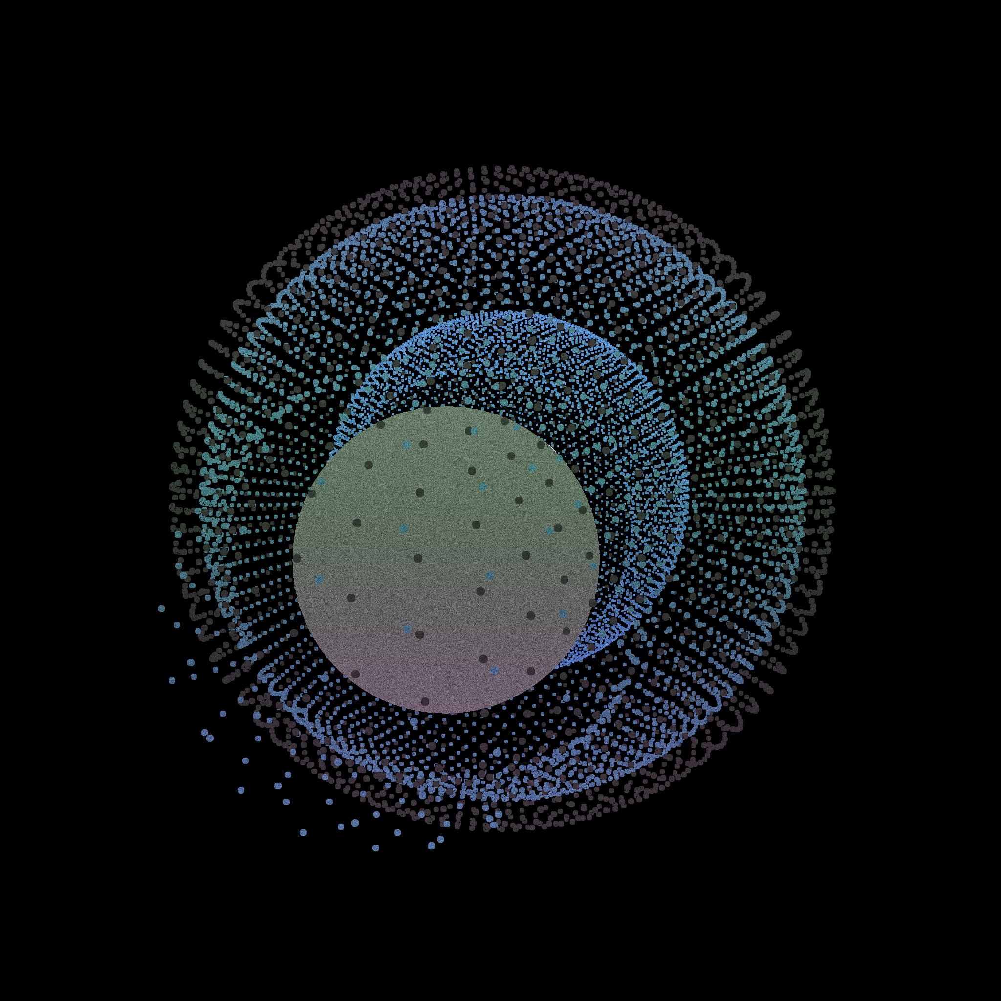 Cometary coma #204 static token preview