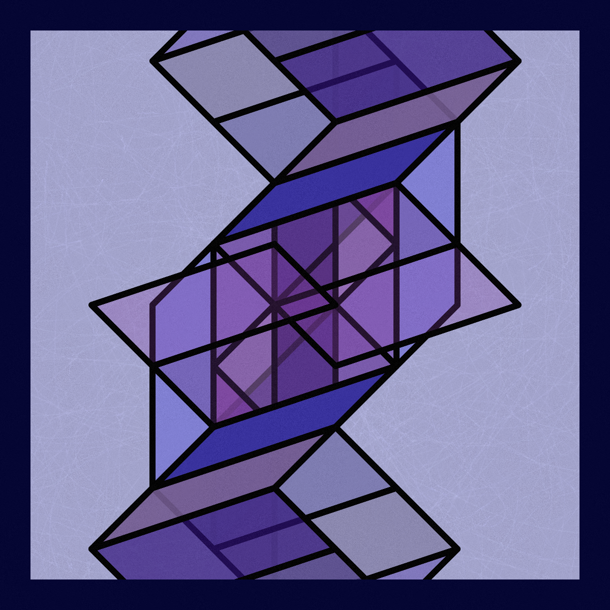 Parallelogram Construction #250 static NFT preview