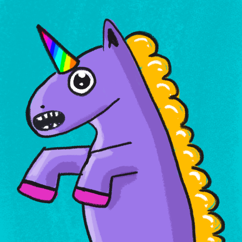 Peculiar unicornos #424 static token preview