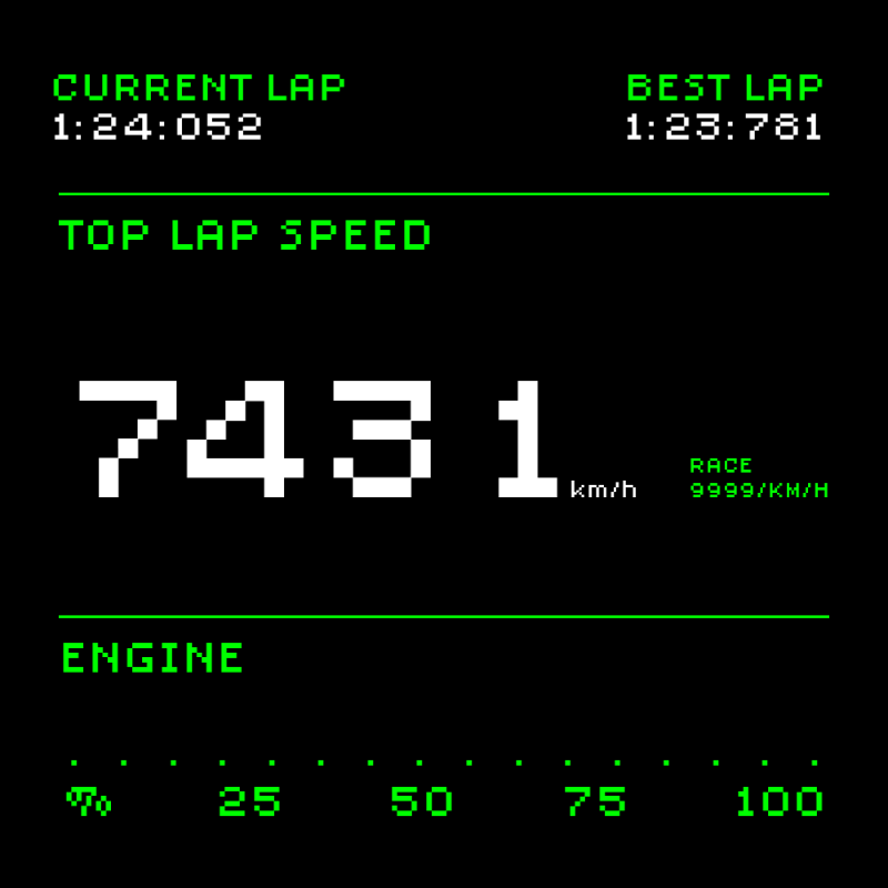 F-1RacingTez #524 static token preview
