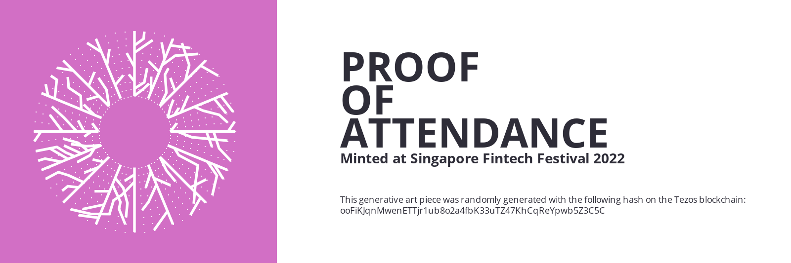 SFF2022 Proof of Attendance Token #2377 static token preview