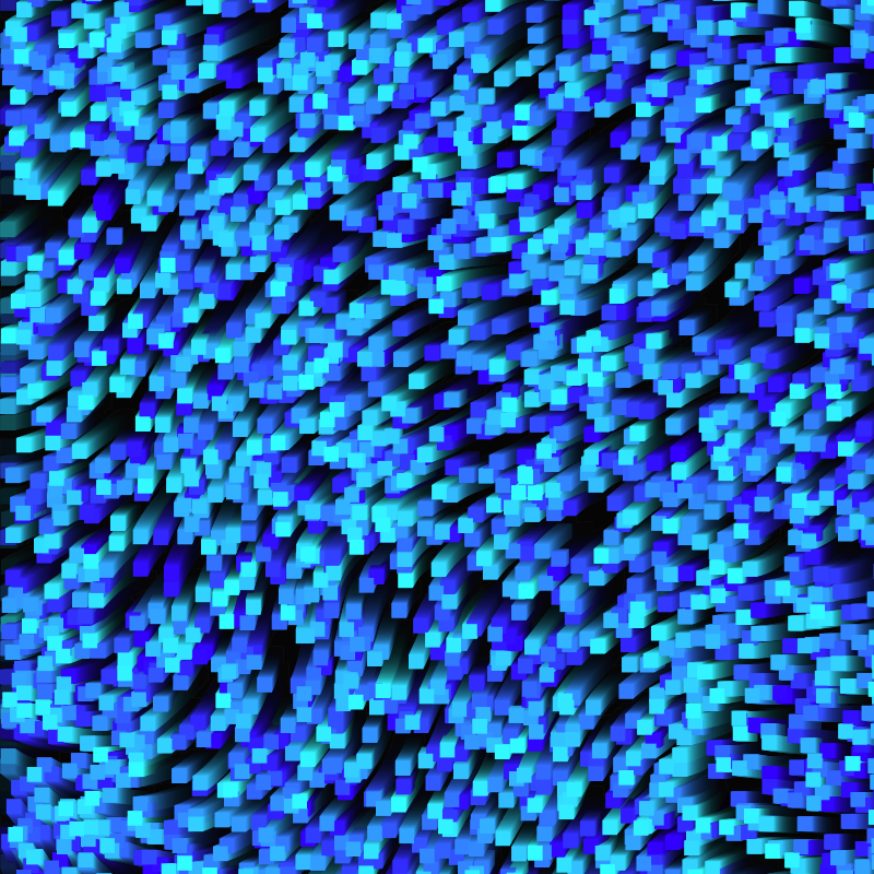 Tomography of AI #77 static NFT preview