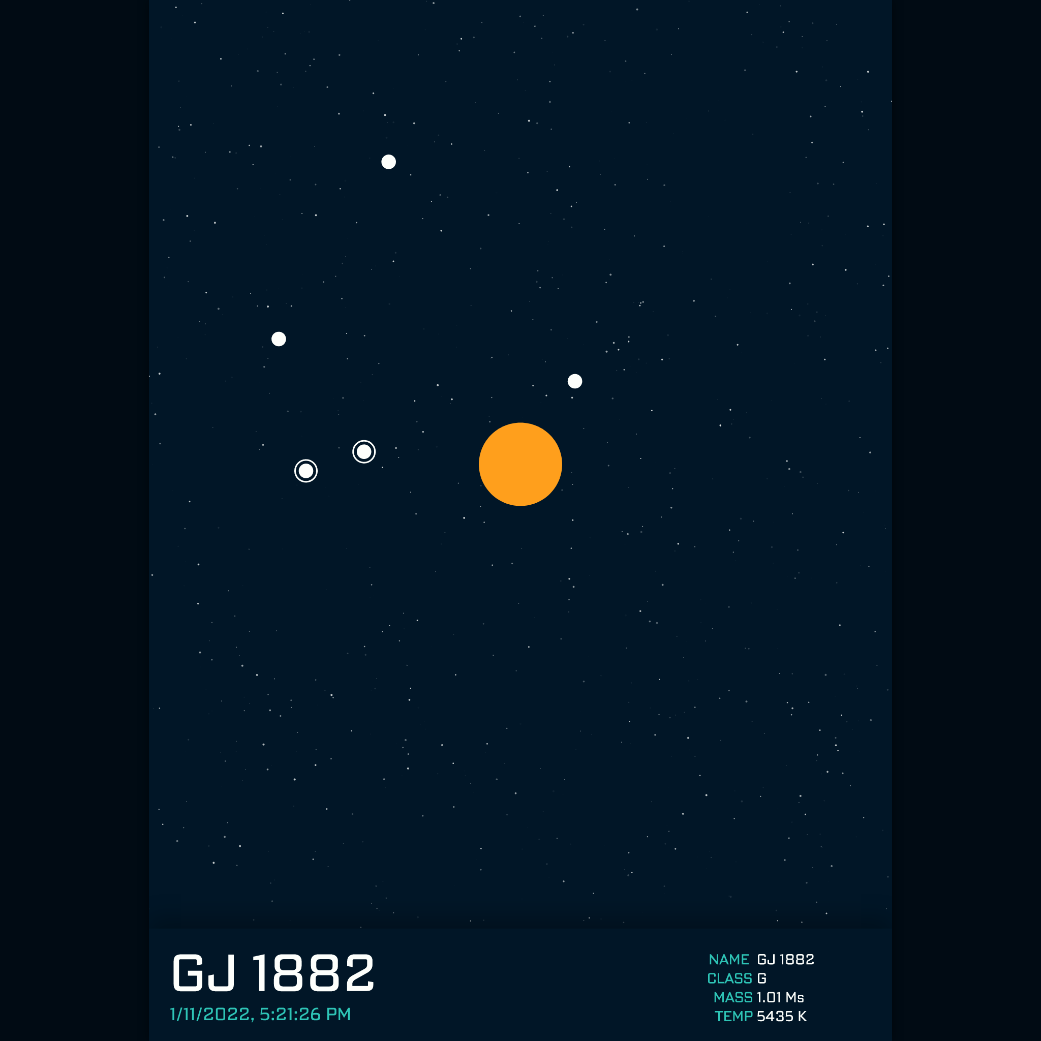 PLANETARY SYSTEM #76 static token preview