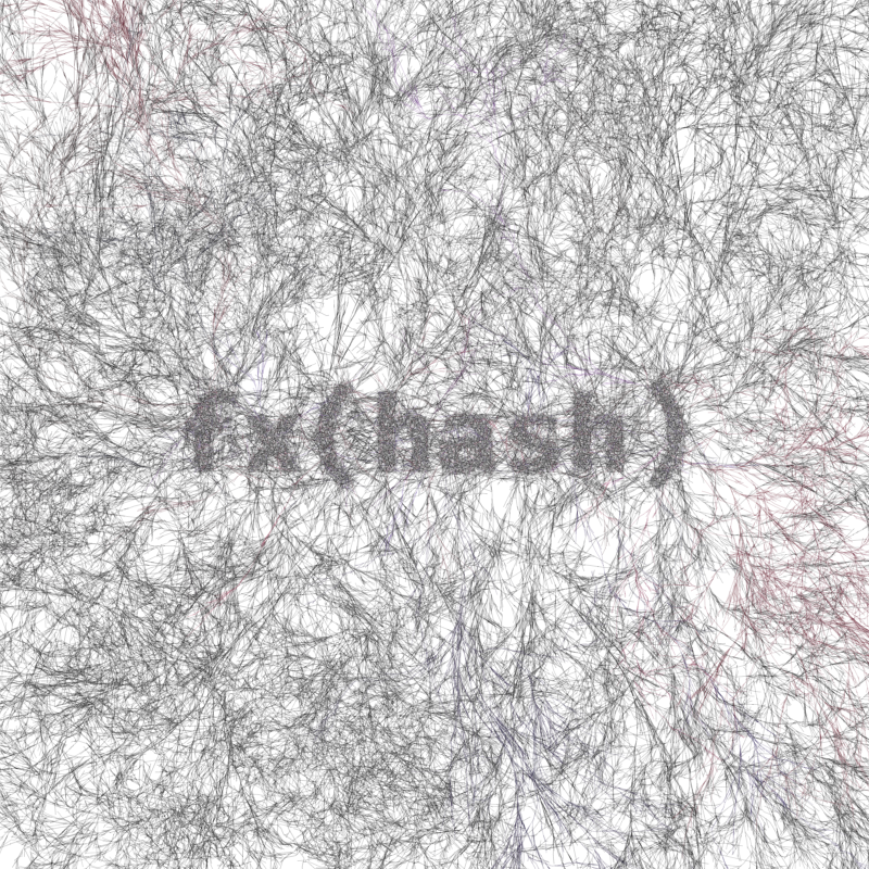 FXHASH Generative Logo #595 static token preview