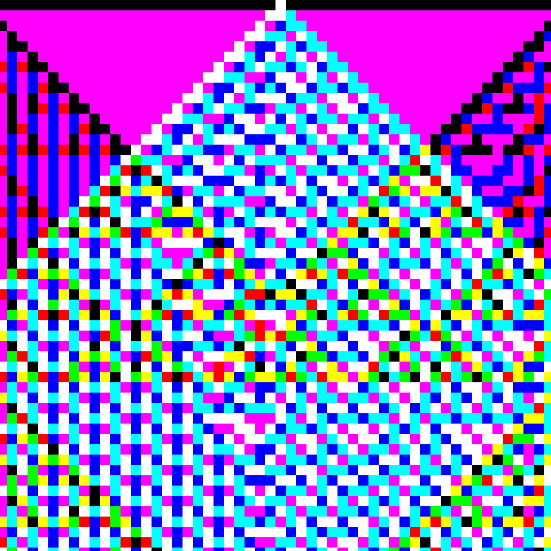 RGB Elementary Cellular Automaton #149 static token preview