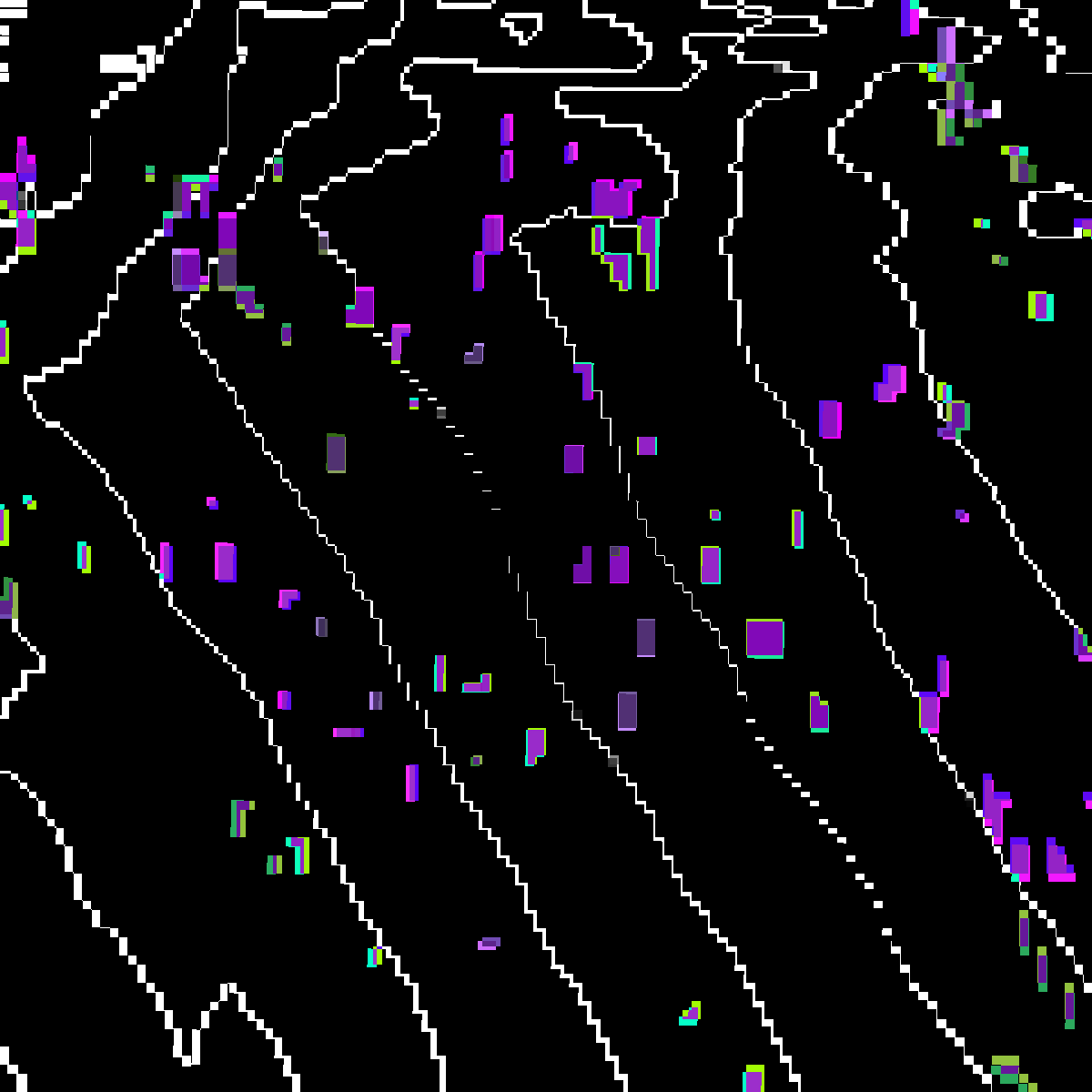 Pixel Topography #69 static NFT preview