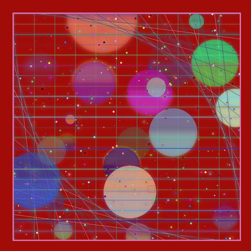 Deep Space Grid - AI Study III #99 static NFT preview