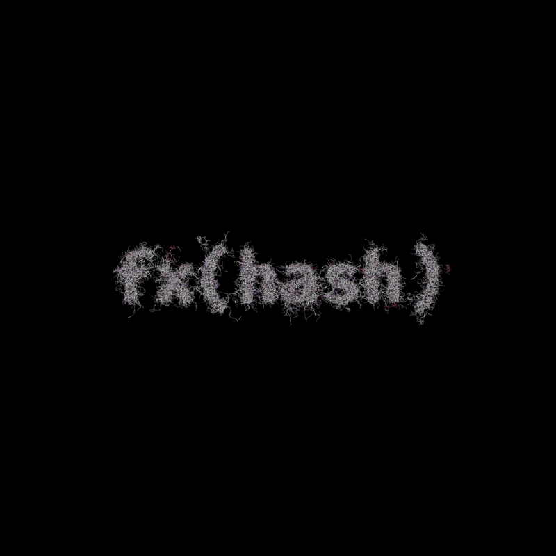FXHASH Logo with Features #807 static NFT preview