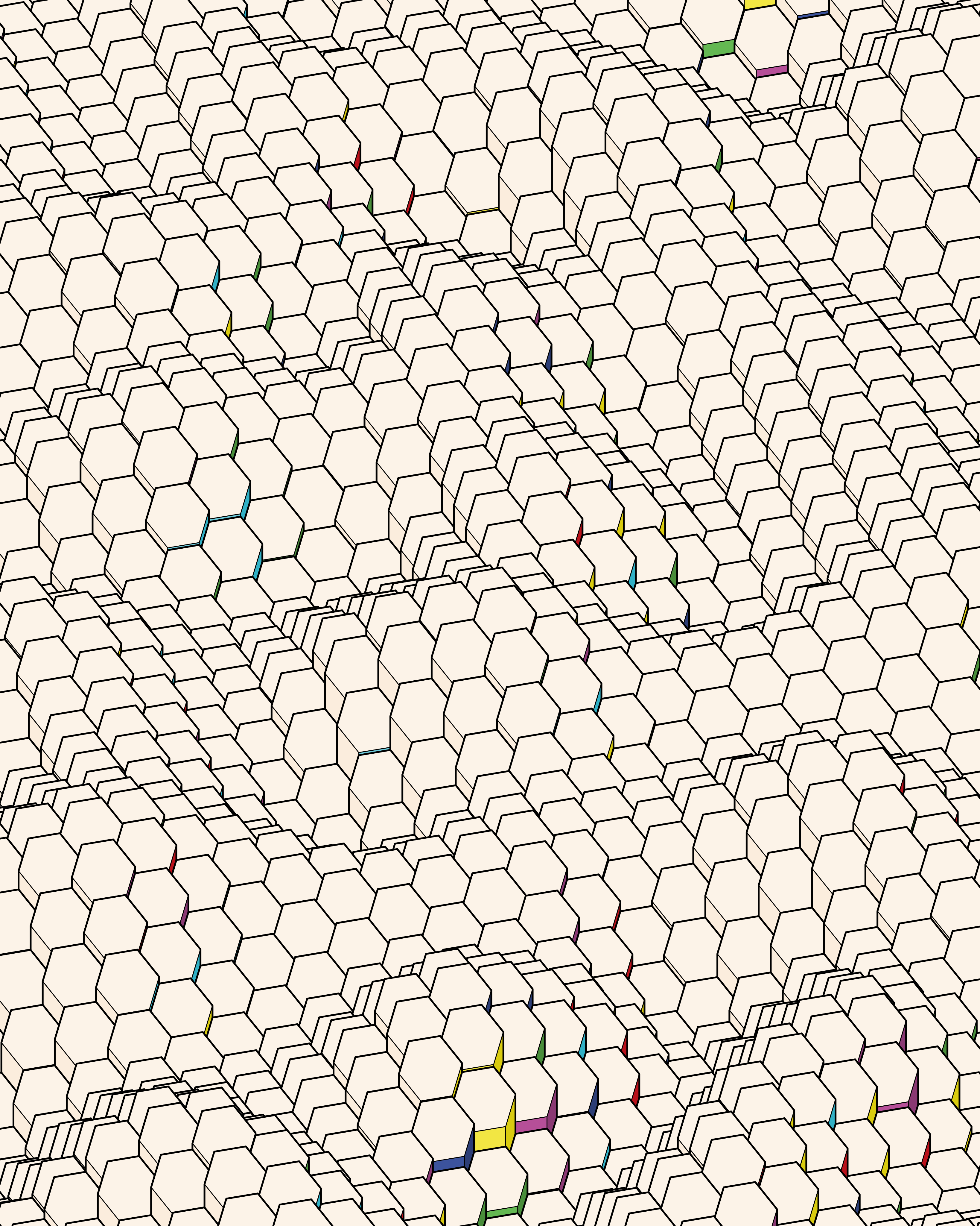 Hexagones Landscape #150 static NFT preview