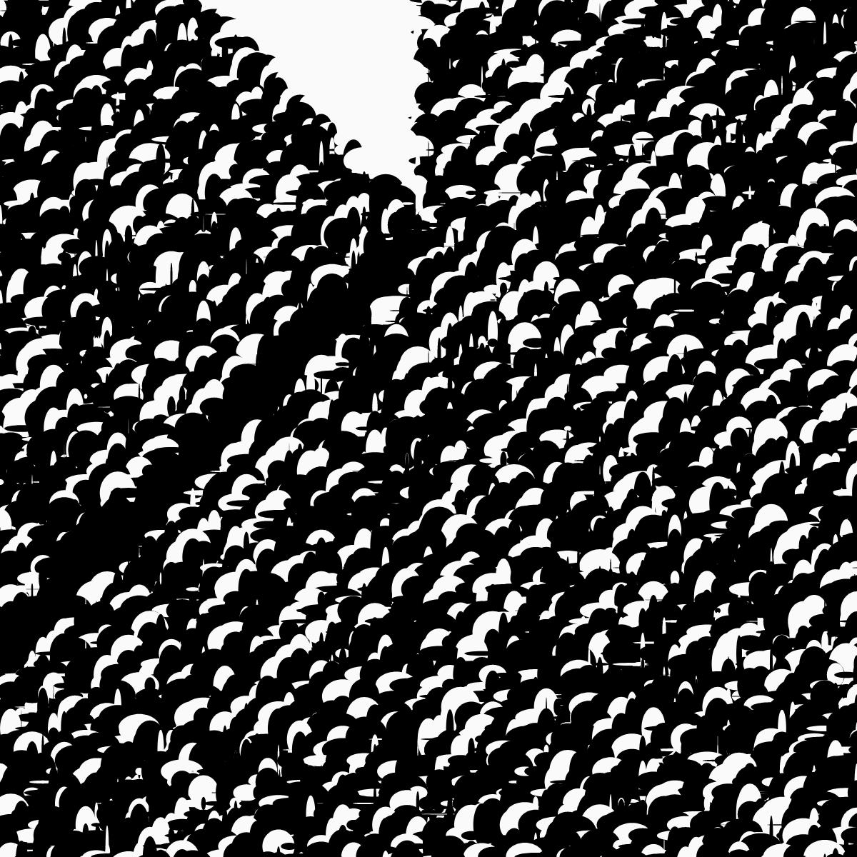 ElementaryCellularAutomatonMadeOfEllipses #101 static NFT preview