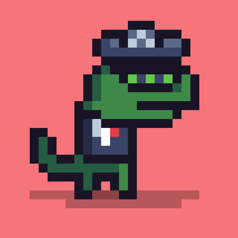 Pixel Dinos #145 static NFT preview