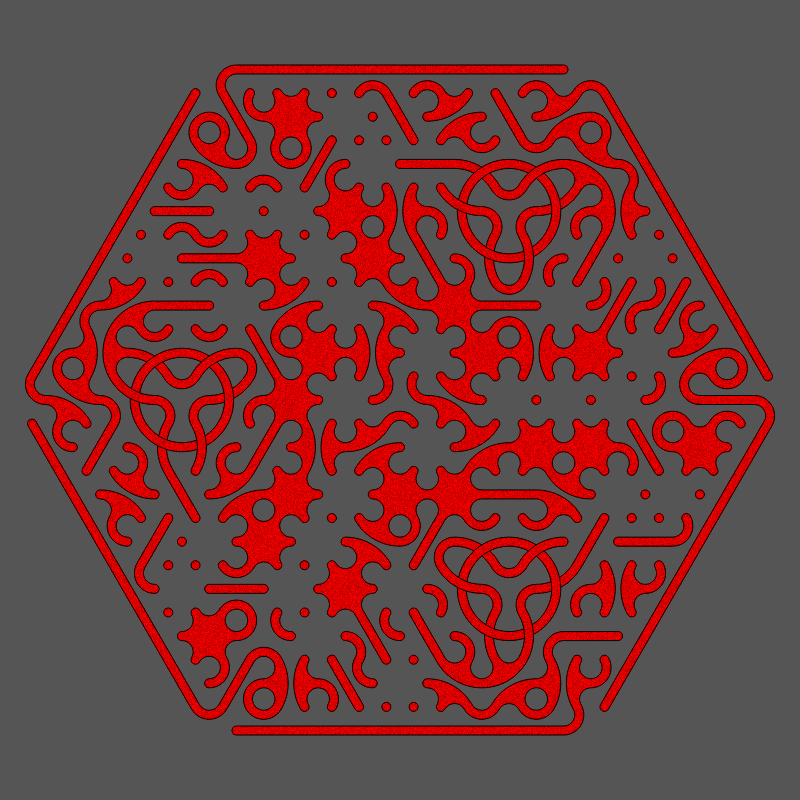 Threefold Symmetry - Dark Variations #321 static token preview